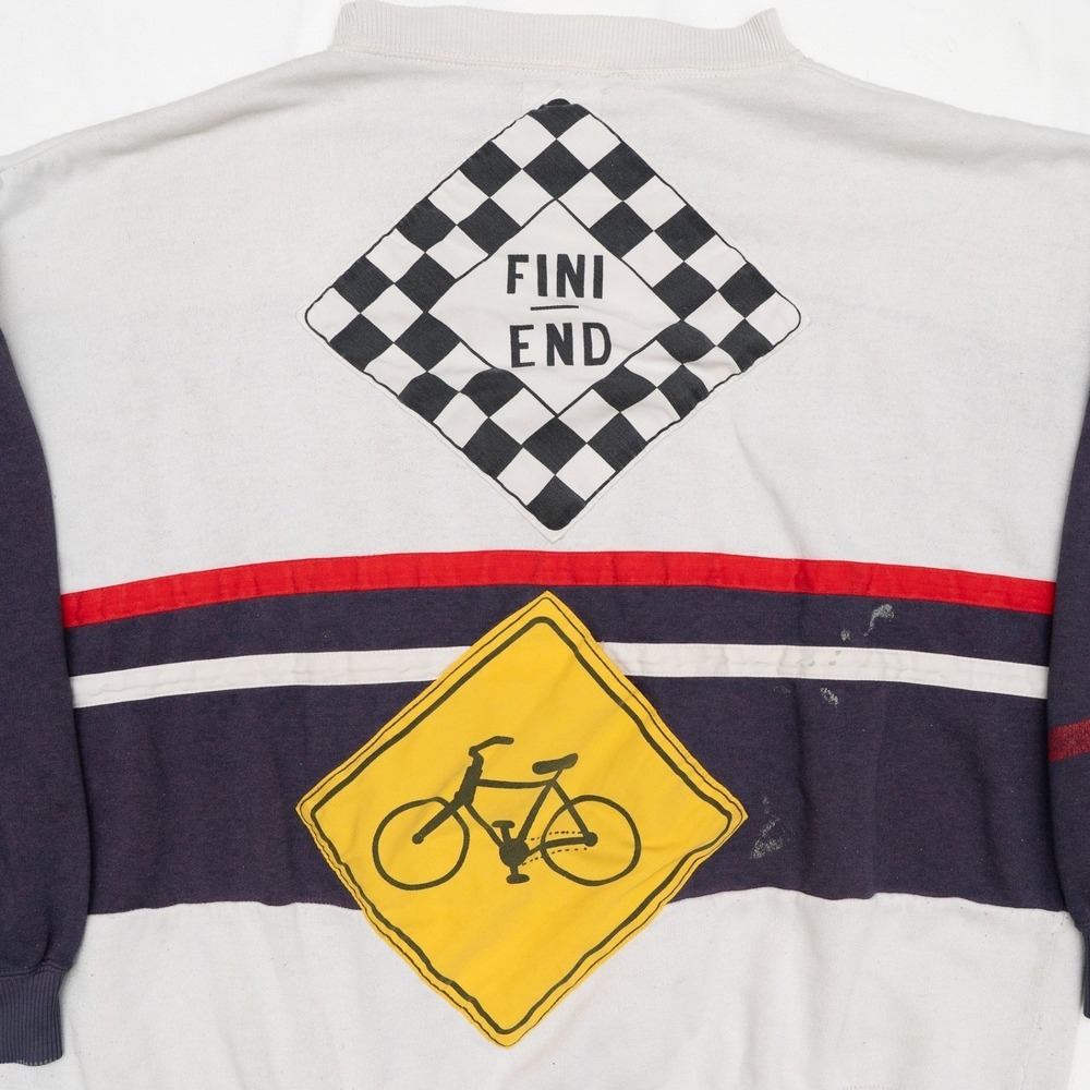 Vintage 80s Reebok Sport Special Edition International Cyclists Sweatshirt L - Picture 14 of 14